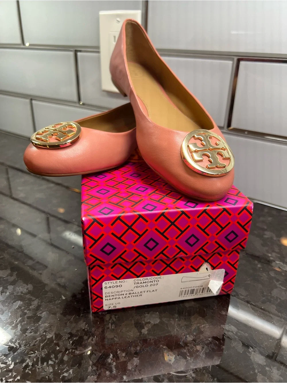 Tory Burch Benton 2 Ballet Flats – Size 7.5